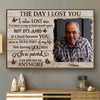The Day I Lost You - Upload Image, Personalized Horizontal Poster