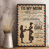 To My Beloved Mom & Dad - Personalized Vertical Poster