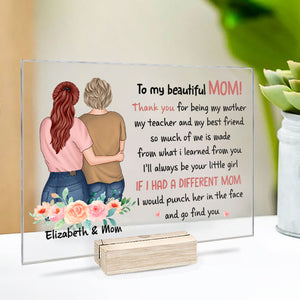 I'll Always Be Your Little Girl - Gift For Mom - Personalized Acrylic Plaque