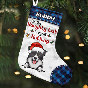Dear Santa I've Been A Very Good Pet - Christmas Dogs & Smiling Cats - Personalized Christmas Stocking.