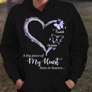 A Big Piece Of My Heart - Personalized Unisex T-Shirt.