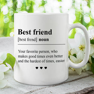 You Always Pick Me Up When I'm Down - Upload Image, Gift For Besties - Personalized Mug.