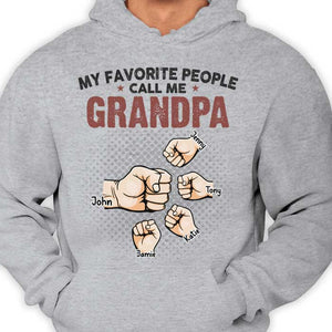 My Beloved People Call Me Grandpa - Gift For Grandpa, Personalized Unisex T-shirt, Hoodie