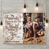 Next To You - Upload Image, Personalized Horizontal Canvas