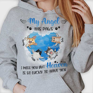 My Angel Has Paws - Personalized Unisex T-Shirt.
