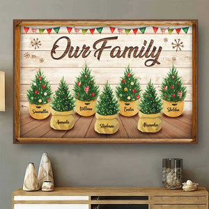 All Hearts Come Home For Christmas - Personalized Horizontal Poster.