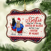 Distance Means So Little When Someone Means So Much - Personalized Custom Benelux Shaped Wood Christmas Ornament