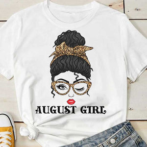 Birth Month Girl - Personalized Unisex T-Shirt.
