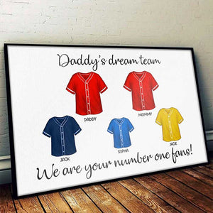 We Are Your Number One Fan - Personalized Horizontal Poster.
