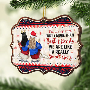 Distance Means So Little When Someone Means So Much - Personalized Shaped Ornament.