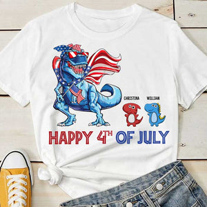 Happy 4th Of July  - Gift For 4th Of July - Personalized Unisex T-Shirt.