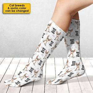 Best Parents Ever - Gift For Cat Lovers - Personalized Socks.