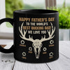 To The World's Best Bucking Dad - Gift For Dad - Personalized Black Mug