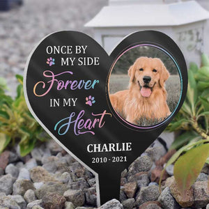 Forever In My Heart - Personalized Custom Acrylic Garden Stake.