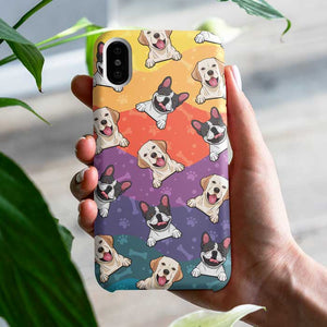 Wavy Vibrant Color - Gift For Pet Lovers - Personalized Phone Case.