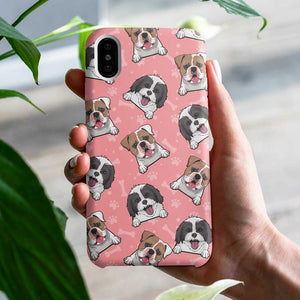 Colorful Paw - Gift For Dog Lovers - Personalized Phone Case.
