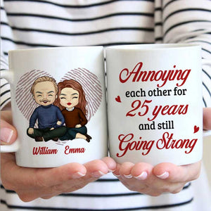 Annoying Each Other For So Many Years & Still Going Strong - Gift For Couples, Personalized Mug.