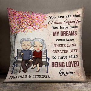 You Are All That I Have Longed - Gift For Couples, Personalized Pillow (Insert Included).