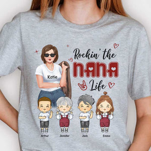 Nana Life Is The Best Life - Gift For Mom, Grandma - Personalized Unisex T-shirt, Hoodie