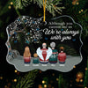 I'm Always With You - Personalized Custom Benelux Shaped Acrylic Christmas Ornament - Memorial Gift, Sympathy Gift, Christmas Gift
