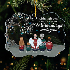 I'm Always With You - Personalized Custom Benelux Shaped Acrylic Christmas Ornament - Memorial Gift, Sympathy Gift, Christmas Gift