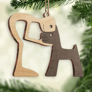 My Beloved Fur Baby - Wood Shaped Christmas Ornament - Gift For Pet Lovers, Christmas Gift