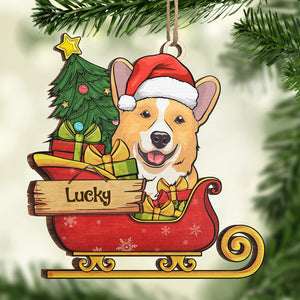 Wish You A Furry Christmas - Dog & Cat Personalized Custom Ornament - Wood Unique Shaped - Christmas Gift For Pet Owners, Pet Lovers