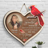 You Left Me Beautiful Memories - Upload Image, Personalized Shaped Wood Sign