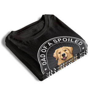 Parents Of A Spoiled Rotten Dog - Dog Personalized Custom Unisex T-shirt, Hoodie, Sweatshirt - Upload Image, Christmas Gift For Pet Owners, Pet Lovers