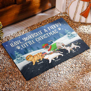 Merry Christmas Ya Filthy Animal - Cat Personalized Custom Decorative Mat -  Christmas Gift For Pet Owners, Pet Lovers