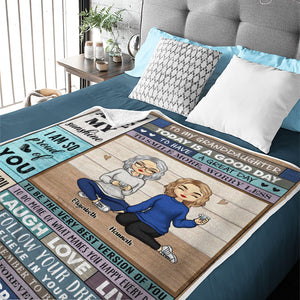 Follow Your Dream, Believe In Yourself - Family Personalized Custom Blanket - Christmas Gift For Family Members