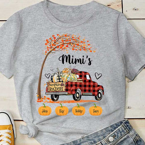 Grandma's Pumpkin Patch - Personalized Unisex T-Shirt.