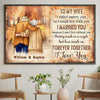 Destiny Made Us A Couple - Gift For Couples, Personalized Horizontal Poster