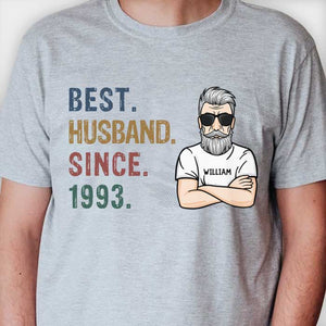 Best Husband Since - Personalized Unisex T-Shirt.