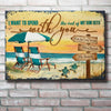 I Want To Spend The Rest Of My Sun Sets With You - Personalized Metal Sign