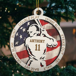 Every Strike Brings Me Closer To The Next Home Run - Baseball - Personalized Shaped Ornament.
