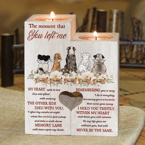 Remembering You Is Easy - But Missing You Is A Heartache - Personalized Candle Holder.