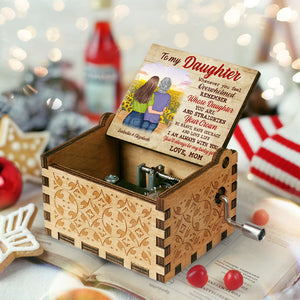 Remembering Whose Daughter You Are & Straightening Your Crown - Mom To Daughter, Personalized Music Box.