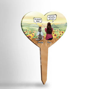 We Still Miss The Sound Of Your Paws - Personalized Custom Acrylic Garden Stake.