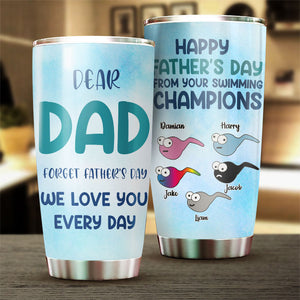 We Love Dad Everyday - Personalized Tumbler - Gift For Dad, Gift For Father's Day