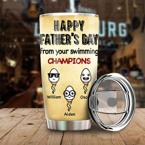 Dear Dad We Love You Everyday - Personalized Tumbler - Gift For Dad, Gift For Father's Day