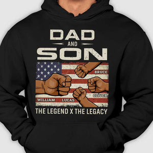 The Legend The Legacy - Gift for Dads - Personalized Unisex T-Shirt.