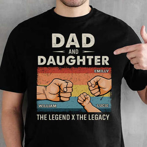 The Legend The Legacy - Gift for Dads - Personalized Unisex T-Shirt.