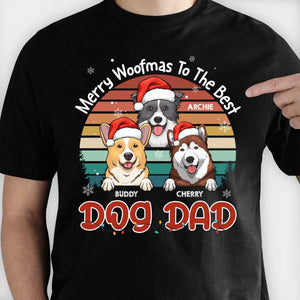 Merry Woofmas To The Best Mom & Dad - Personalized Unisex Sweatshirt, T-shirt, Hoodie.