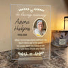 For Every Time You Think Of Me, I'm Right Here Inside Your Heart - Upload Image - Personalized Acrylic Plaque