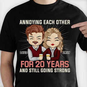 Annoying Each Other For 20 Years And Still Going Strong - Gift For Couples, Personalized T-shirt, Hoodie.