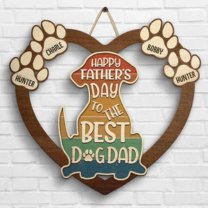 To My Amazing Daddy - Personalized Shaped Wood Sign - Gift For Dad, Gift For Father's Day