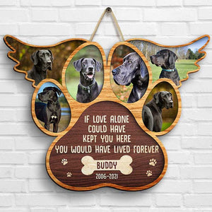 You Were My Favorite Hello And My Hardest Goodbye - Upload Image - Personalized Shaped Wood Sign.