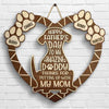 To My Amazing Dad - Personalized Shaped Wood Sign - Gift For Dad, Gift For Father's Day