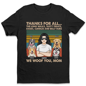 Thanks For All The Long Walk - Dog Personalized Custom Unisex T-shirt, Hoodie, Sweatshirt - Christmas Gift For Pet Owners, Pet Lovers